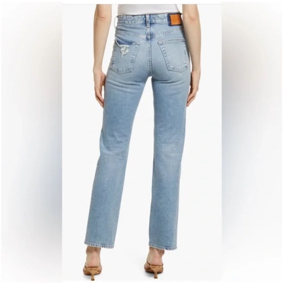 AG Alexxis High Waist Straight Jeans - Picture 3 of 4